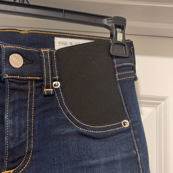 Rag & Bone Skinny Maternity Jeans Bedford NWT Size 24 Pregnancy Denim Pants - Picture 8 of 15